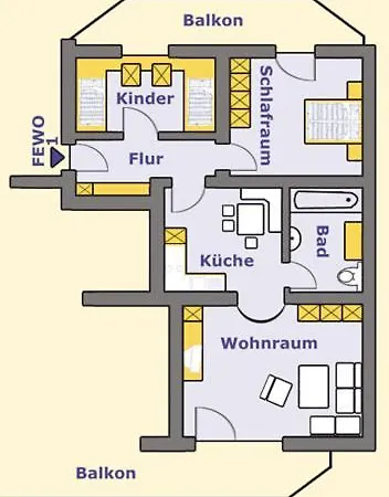 Schlichtherle شقة